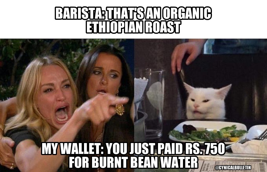 Artisanal Coffee Chain Introduces ₹750 Espresso That Tastes Exactly Like Corporate Regret and Garam Paani