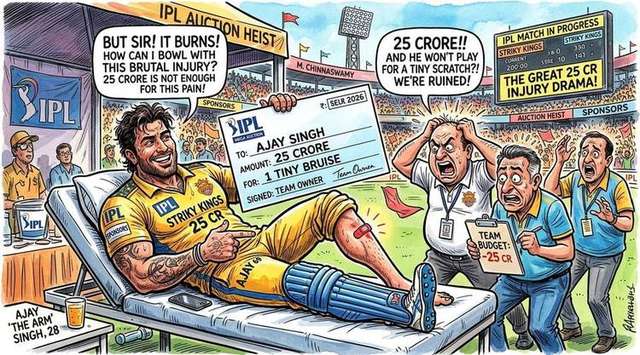 IPL Franchise Spends ₹24.75 Crore on Aussie Bowler Who Gets Hamstring Soreness After 9 Balls: 'Khansi Bhi 5 Lakh Ki Aati Hai'