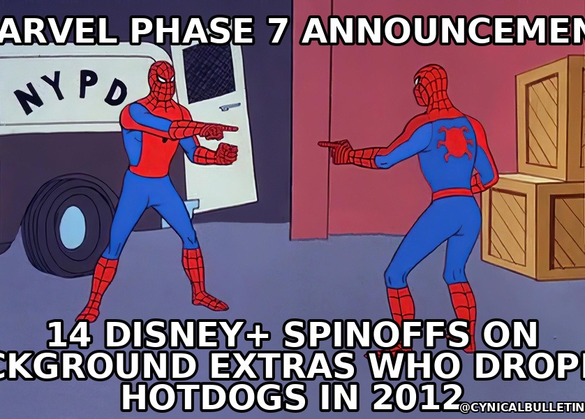 Marvel Announces Phase 7 Slate: 14 Multiverse Spinoffs Focused Entirely on Background Extras and Floating Dust Particles