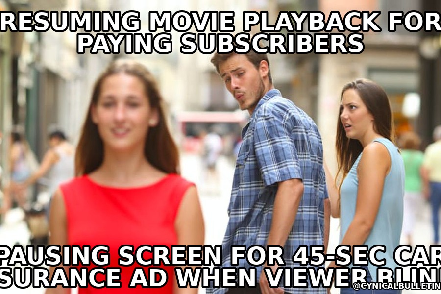 Streaming Giant Patents Eye-Tracking Camera That Pauses Movie and Displays Ads If Viewer Looks Away to Blink